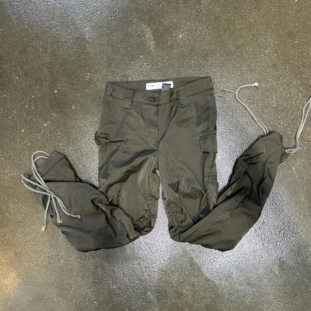 Younique Green Cargo Size 12 Nylon Drawstring Pants